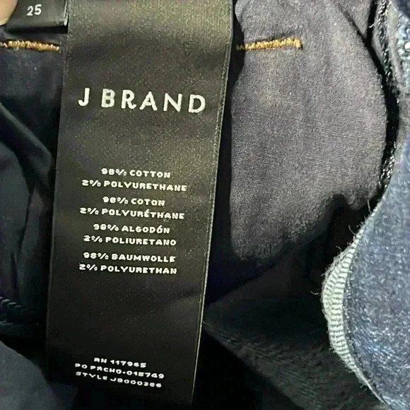 J Brand Bootcut Frayed Jeans Size 25 - Picture 6 of 6